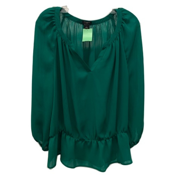 Ann Taylor Tops - SOLD..Ann Taylor Sheer 3/4 Sleeve Blouse, Size XL